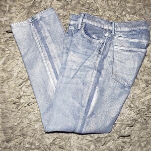 Lucky Brand Silver Coated Denim Jeans